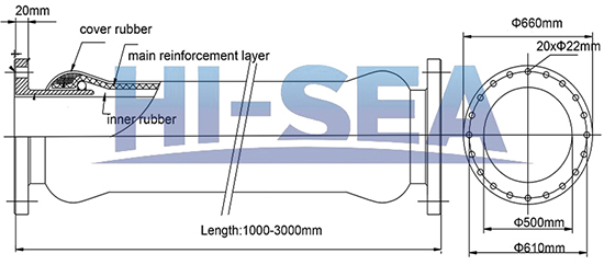 DN500 Dredge Discharge Hose Drawing434051.jpg DN500 Dredge Discharge Hose Drawing.jpg